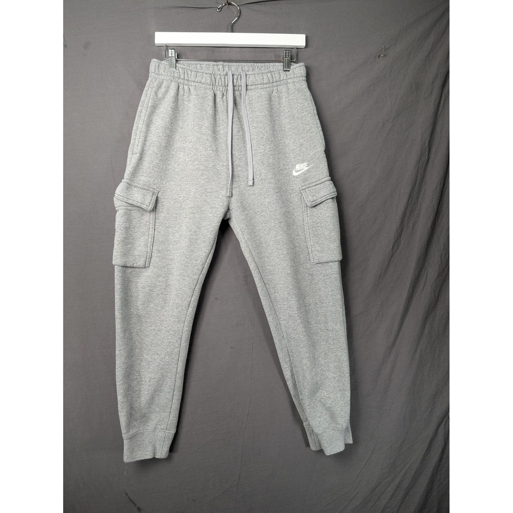 Nike Sportswear Club Fleece Cargo Joggers Grey Mens Small